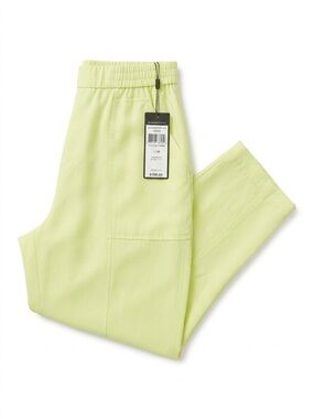 NWT BCBG MAX AZRIA "Jarred" High-Waist Cargo Pants in Bt. Citron - XS